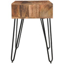 Jayda Accent Table in Natural Burnt - sydneysfurniture