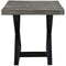 Zedd Accent Table in Distressed Grey - sydneysfurniture