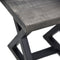 Zedd Accent Table in Distressed Grey - sydneysfurniture