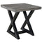 Zedd Accent Table in Distressed Grey - sydneysfurniture