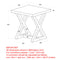 Zedd Accent Table in Distressed Grey - sydneysfurniture