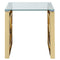 Rose Accent Table in Gold - sydneysfurniture