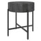Blake Round Accent Table in Grey