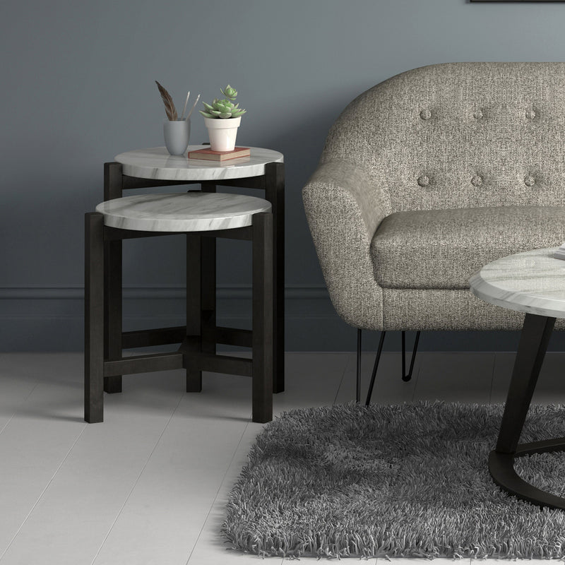 Amore Accent Table in Grey