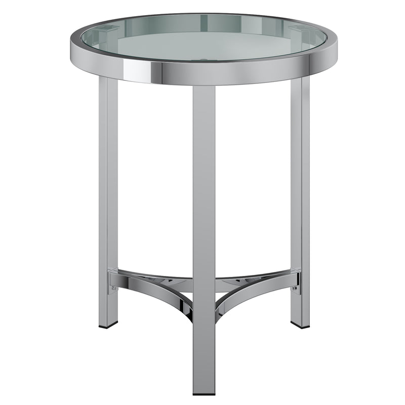 Star Accent Table in Chrome