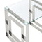 Rose Console Table in Silver - sydneysfurniture