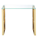 Rose Console Table in Gold - sydneysfurniture