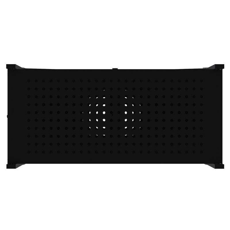 Kuby Foldable 3-Tier Shelf in Black