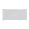 Kuby Foldable 3-Tier Shelf in White