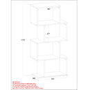 Iris Shelving Unit in Grey - sydneysfurniture