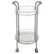 Meena 2-Tier Bar Cart in Chrome - sydneysfurniture