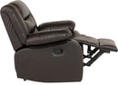 Black leather recliner chair - Furniture Warehouse Brampton