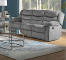 Joey Recliner Sofa Set Water Proof Fabric Grey