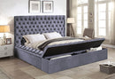 Triple Storage Velvet Bed IF-5790 - Furniture Warehouse Brampton
