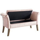 [ Alice Storage Bench in Blush ] - Custom Furniture Manufacturer Brampton, Toronto, Vaughan, Mississauga, Ontario, Oakville, Hamilton