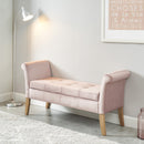 [ Alice Storage Bench in Blush ] - Custom Furniture Manufacturer Brampton, Toronto, Vaughan, Mississauga, Ontario, Oakville, Hamilton