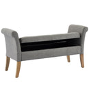 [ Alice Storage Bench in Grey ] - Custom Furniture Manufacturer Brampton, Toronto, Vaughan, Mississauga, Ontario, Oakville, Hamilton