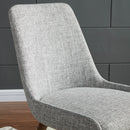 [ Amy Side Chair, set of 2, in Light Grey & Grey Legs ] - Custom Furniture Manufacturer Brampton, Toronto, Vaughan, Mississauga, Ontario, Oakville, Hamilton