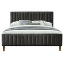 [ Anna Platform Bed in Charcoal ] - Custom Furniture Manufacturer Brampton, Toronto, Vaughan, Mississauga, Ontario, Oakville, Hamilton