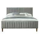 [ Anna Platform Bed in Light Grey ] - Custom Furniture Manufacturer Brampton, Toronto, Vaughan, Mississauga, Ontario, Oakville, Hamilton