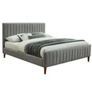 [ Anna Platform Bed in Light Grey ] - Custom Furniture Manufacturer Brampton, Toronto, Vaughan, Mississauga, Ontario, Oakville, Hamilton