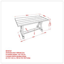 [ Aspen Rectangular Dining Table in Vintage Pine ] - Custom Furniture Manufacturer Brampton, Toronto, Vaughan, Mississauga, Ontario, Oakville, Hamilton