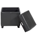 [ Atom II Square Storage Ottoman in Grey ] - Custom Furniture Manufacturer Brampton, Toronto, Vaughan, Mississauga, Ontario, Oakville, Hamilton