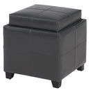 [ Atom II Square Storage Ottoman in Grey ] - Custom Furniture Manufacturer Brampton, Toronto, Vaughan, Mississauga, Ontario, Oakville, Hamilton