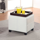 [ Atom II Square Storage Ottoman in White ] - Custom Furniture Manufacturer Brampton, Toronto, Vaughan, Mississauga, Ontario, Oakville, Hamilton
