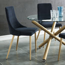 [ Carmen 5pc Dining Set, Black ] - Custom Furniture Manufacturer Brampton, Toronto, Vaughan, Mississauga, Ontario, Oakville, Hamilton