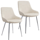 [ Cass Side Chair, set of 2, in Ivory ] - Custom Furniture Manufacturer Brampton, Toronto, Vaughan, Mississauga, Ontario, Oakville, Hamilton