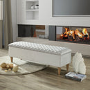 [ Ciara Rectangular Storage Ottoman in Light Grey ] - Custom Furniture Manufacturer Brampton, Toronto, Vaughan, Mississauga, Ontario, Oakville, Hamilton