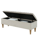 [ Ciara Rectangular Storage Ottoman in Light Grey ] - Custom Furniture Manufacturer Brampton, Toronto, Vaughan, Mississauga, Ontario, Oakville, Hamilton