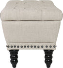 [ Connie Tufted Storage Upholstered Ottoman ] - Custom Furniture Manufacturer Brampton, Toronto, Vaughan, Mississauga, Ontario, Oakville, Hamilton