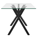 [ Cosmos Rectangular Dining Table in Black ] - Custom Furniture Manufacturer Brampton, Toronto, Vaughan, Mississauga, Ontario, Oakville, Hamilton