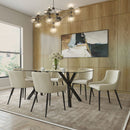 [ Cosmos Rectangular Dining Table in Black ] - Custom Furniture Manufacturer Brampton, Toronto, Vaughan, Mississauga, Ontario, Oakville, Hamilton