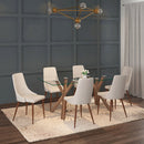 [ Cosmos Rectangular Dining Table in Walnut ] - Custom Furniture Manufacturer Brampton, Toronto, Vaughan, Mississauga, Ontario, Oakville, Hamilton