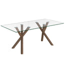 [ Cosmos Rectangular Dining Table in Walnut ] - Custom Furniture Manufacturer Brampton, Toronto, Vaughan, Mississauga, Ontario, Oakville, Hamilton