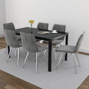 [ County/Marla 7pc Dining Set, Grey ] - Custom Furniture Manufacturer Brampton, Toronto, Vaughan, Mississauga, Ontario, Oakville, Hamilton