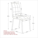 [ County/Solar 5pc Dining Set, Black ] - Custom Furniture Manufacturer Brampton, Toronto, Vaughan, Mississauga, Ontario, Oakville, Hamilton