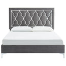 [ Dior Platform Bed in Grey ] - Custom Furniture Manufacturer Brampton, Toronto, Vaughan, Mississauga, Ontario, Oakville, Hamilton