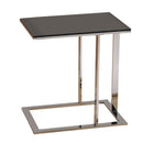 [ Dom Accent Table in Chrome & Black ] - Custom Furniture Manufacturer Brampton, Toronto, Vaughan, Mississauga, Ontario, Oakville, Hamilton