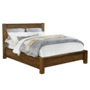 [ Dominic Platform Bed in Walnut ] - Custom Furniture Manufacturer Brampton, Toronto, Vaughan, Mississauga, Ontario, Oakville, Hamilton