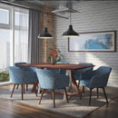 [ Driz Rectangular Dining Table in Walnut ] - Custom Furniture Manufacturer Brampton, Toronto, Vaughan, Mississauga, Ontario, Oakville, Hamilton
