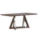 [ Driz Rectangular Dining Table in Walnut ] - Custom Furniture Manufacturer Brampton, Toronto, Vaughan, Mississauga, Ontario, Oakville, Hamilton