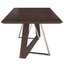[ Driz Rectangular Dining Table in Walnut ] - Custom Furniture Manufacturer Brampton, Toronto, Vaughan, Mississauga, Ontario, Oakville, Hamilton