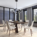 [ Driz/Nora 7pc Dining Set, Beige ] - Custom Furniture Manufacturer Brampton, Toronto, Vaughan, Mississauga, Ontario, Oakville, Hamilton