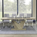 [ Ecco Rectangular Dining Table in Washed Oak ] - Custom Furniture Manufacturer Brampton, Toronto, Vaughan, Mississauga, Ontario, Oakville, Hamilton