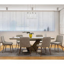 [ Ecco/Amy 7pc Dining Set, Light Grey ] - Custom Furniture Manufacturer Brampton, Toronto, Vaughan, Mississauga, Ontario, Oakville, Hamilton