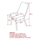 [ Ecco/Amy 7pc Dining Set, Light Grey ] - Custom Furniture Manufacturer Brampton, Toronto, Vaughan, Mississauga, Ontario, Oakville, Hamilton